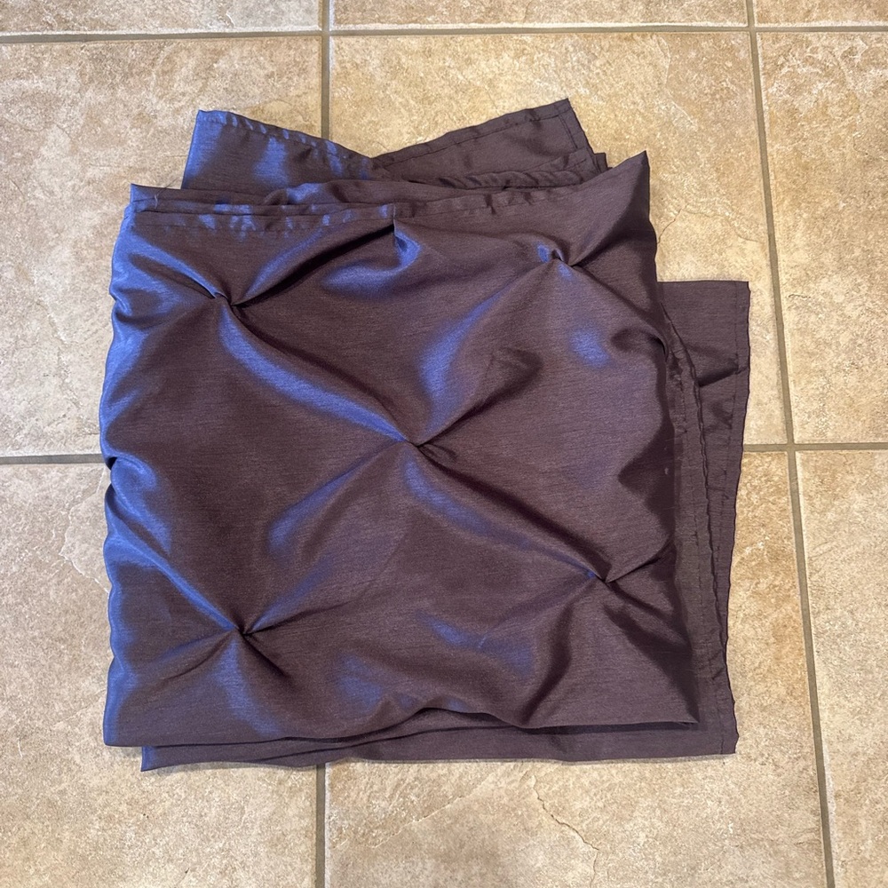 Elegant Purple Tufted Shower Curtain